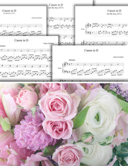 Canon in D: Pick your level - Piano sheet music