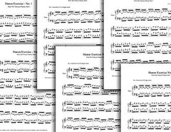 Hanon Piano Exercises from Part 1: Free sheets