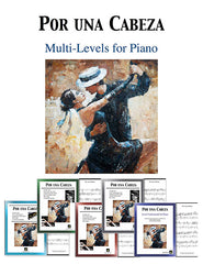 Por una Cabeza: Pick your level - Piano sheet music
