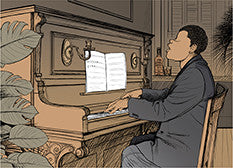 Ragtime music: Piano sheet music at multi-levels