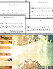 Romance: Pick your level - Piano solo sheet music