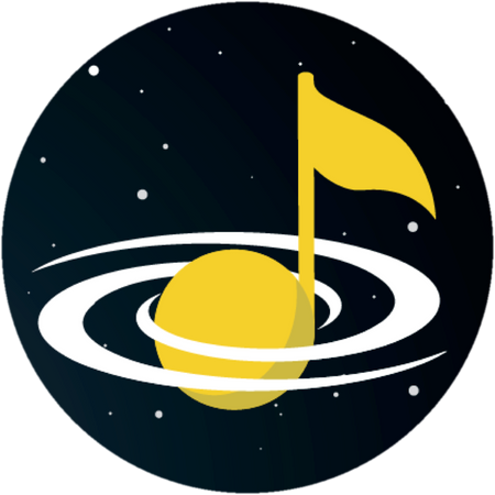 Galaxy Music Notes logo