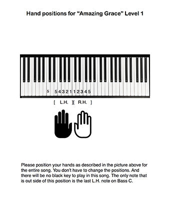 Amazing Grace Level 1 - Tutorial page
