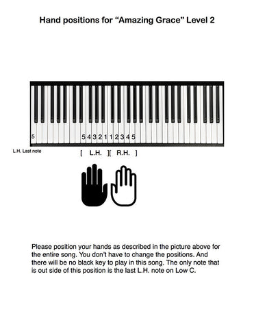 Amazing Grace Level 2 - Tutorial page