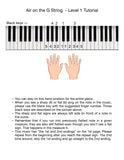 Air on the G String: Level 1 - Tutorial page