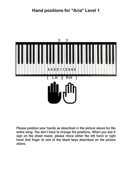 Jingle Bells Alpha Notes 5 finger - Easy Piano - Digital Sheet Music
