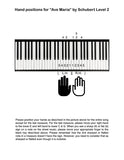 Ave Maria b Schubert: Level 2 piano tutorial page