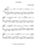 Ave Maria by Gounod: Level 4 - 1st music page
