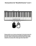 Beautiful Dreamer Level 1 - Tutorial page