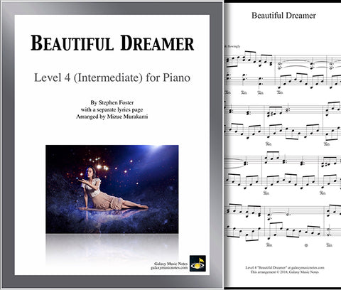 Beautiful Dreamer Level 4: Cover sheet & 1st page