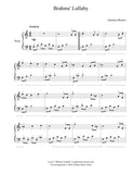 Brahms Lullaby: Level 3 - 1st music page