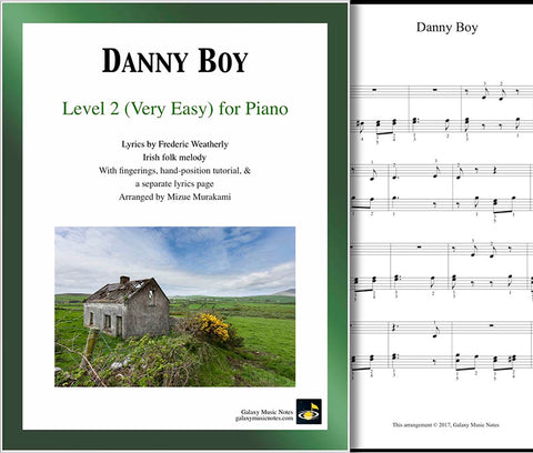 Danny Boy Level 2 - Cover sheet & 1st page