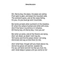 Danny Boy - Lyrics page