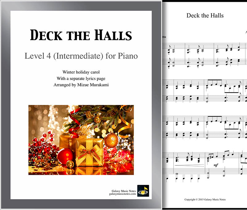 Deck the Halls Level 4 - Cover sheet & 1st page