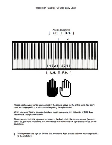 Fur Elise: Level 1 - Tutorial page