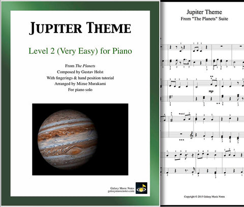 Jupiter Theme Level 2 - Cover sheet & 1st page