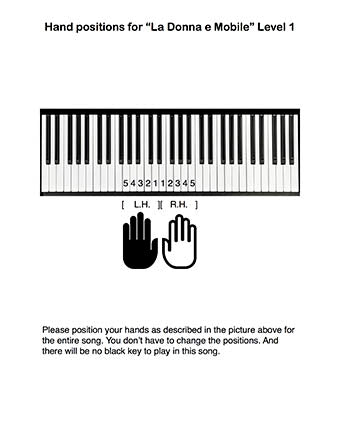La Donna e Mobile Level 1 - Tutorial page