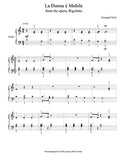 La Donna e Mobile | Rigoletto | Level 2 | 1st piano music page