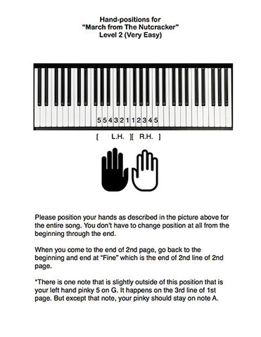 March from The Nutcracker: Level 2 - Tutorial page