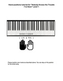 Nobody Knows the Trouble I've Seen Level 1: Tutorial page