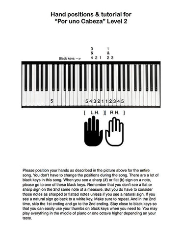 Por una Cabeza Level 2 - Tutorial page