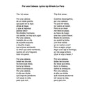 Por una Cabeza - Lyrics page in Spanish