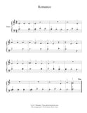 Romance: Level 2 - Piano sheet music - page 1