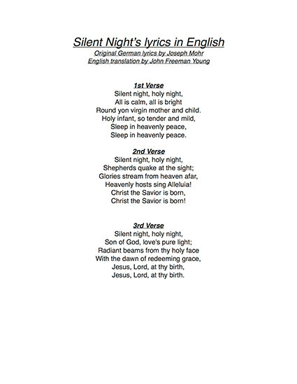 Silent Night Lyrics