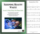 Sleeping Beauty Waltz Level 2 - Cover sheet & 1st page