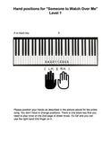 Someone to Watch Over Me: Level 1 - Digital piano sheet music