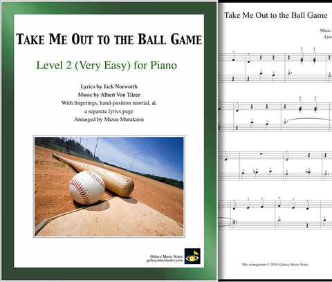 Take Me Out to the Ball Game Level 2 - Cover & 1st page