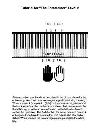 The Entertainer Level 2 - Tutorial page
