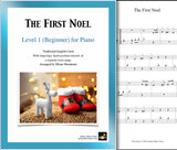 The First Noel: Level 1 - 1st piano page & cover