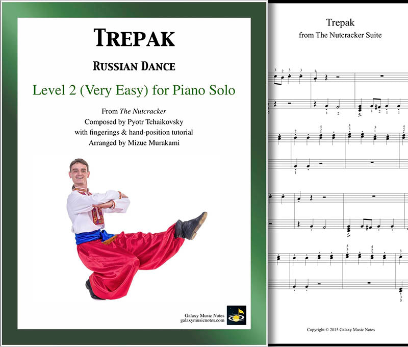 Trepak | Nutcracker | Level 2 - Cover sheet & 1st page