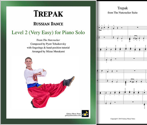 Trepak | Nutcracker | Level 2 - Cover sheet & 1st page