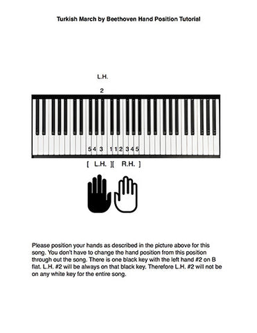 Turkish March by Beethoven Level 2 - Tutorial page