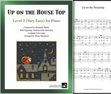Up on the Housetop Level 2 - Cover & 1st piano sheet