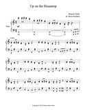 Up on the Housetop: Level 5 | Ragtime | 1st piano music sheet