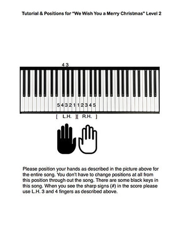 We Wish You a Merry Christmas: Level 2 - Tutorial page