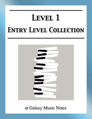 Level 1 (Beginner): Piano sheet music - Galaxy Music Notes