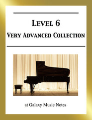 Level 6 (Expert): Piano sheet music - Galaxy Music Notes