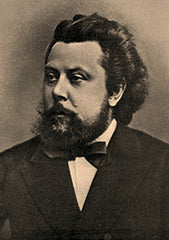 Mussorgsky&#39;s pieces: Piano sheet music at multi-levels