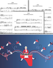 Aria from Goldberg Variations: Pick your level - Piano sheet music