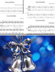 Carol of the Bells: Pick your level - Piano sheet music