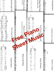 Free Piano Sheet Music From Galaxy Music Notes