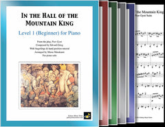 In the Hall of the Mountain King: Pick your level - Piano sheet music