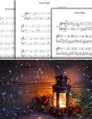 Silent Night: Pick your level - Piano sheet music