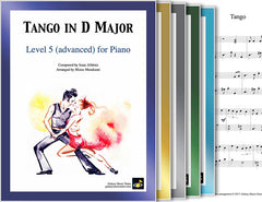 Tango in D Major: Pick your level - Piano sheet music