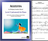 Alleluia by Mozart Level 5 - Cover & 1st page