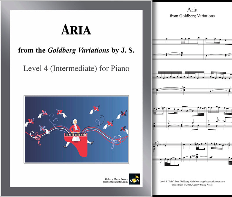 Aria: Goldberg Variation Level 4 - Cover & 1st page